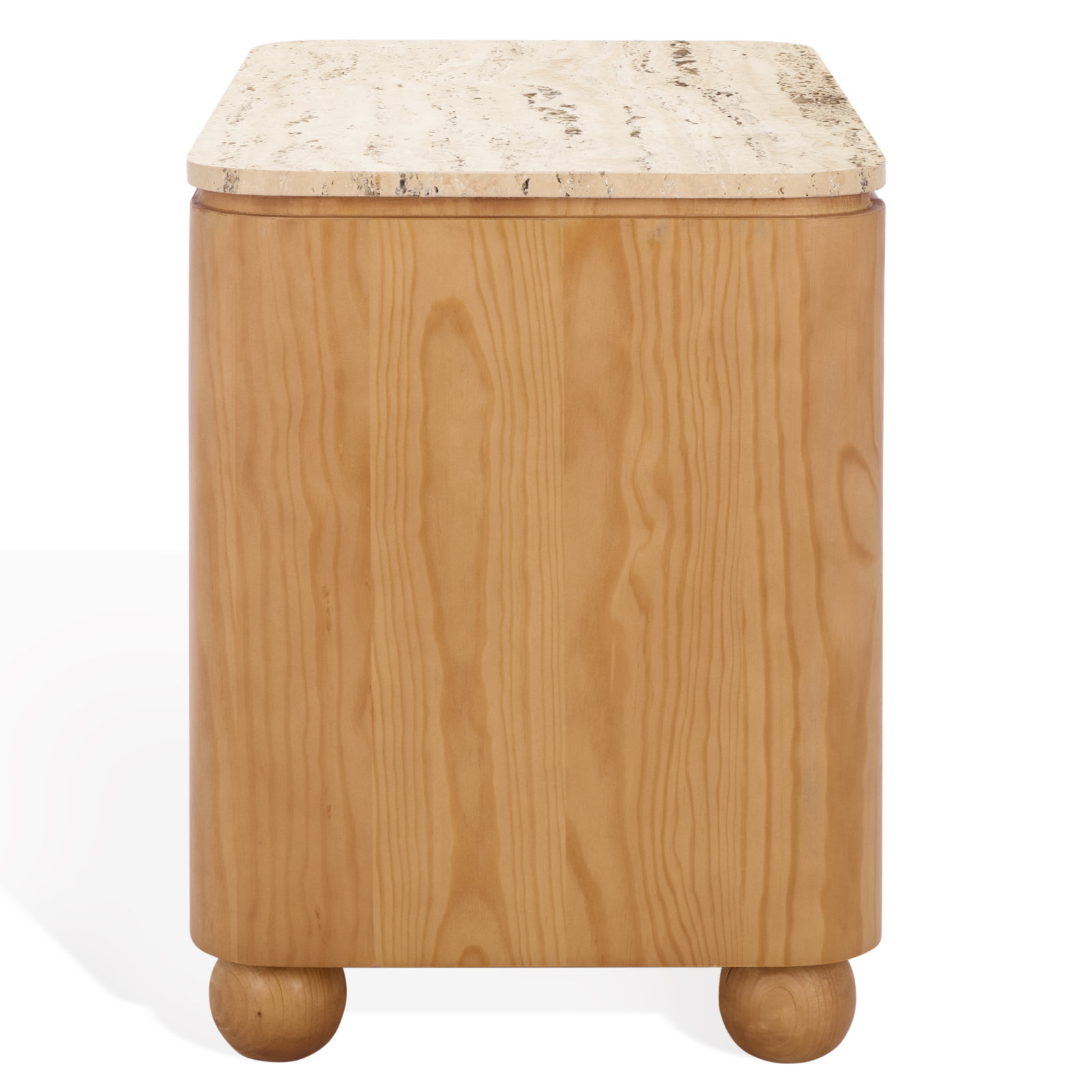 Stone Accent Cabinet
