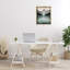 Mountain Reflecting over Lake Gold Framed Floater Canvas Wall Art by Denise Dundon-2043818389-2043818391