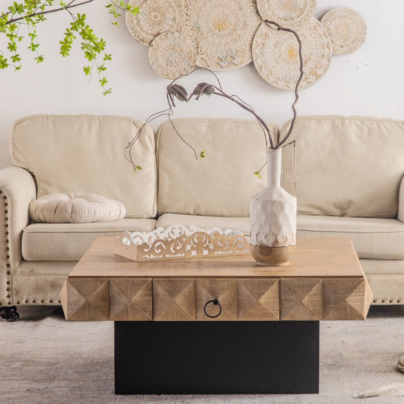 Table basse Ivelis, H 18,4 po x L 41,82 po x l 41,82 po