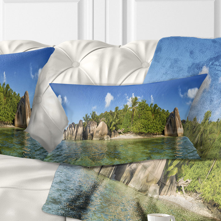 Coussin lombaire en mer anse lazio beach seychelles