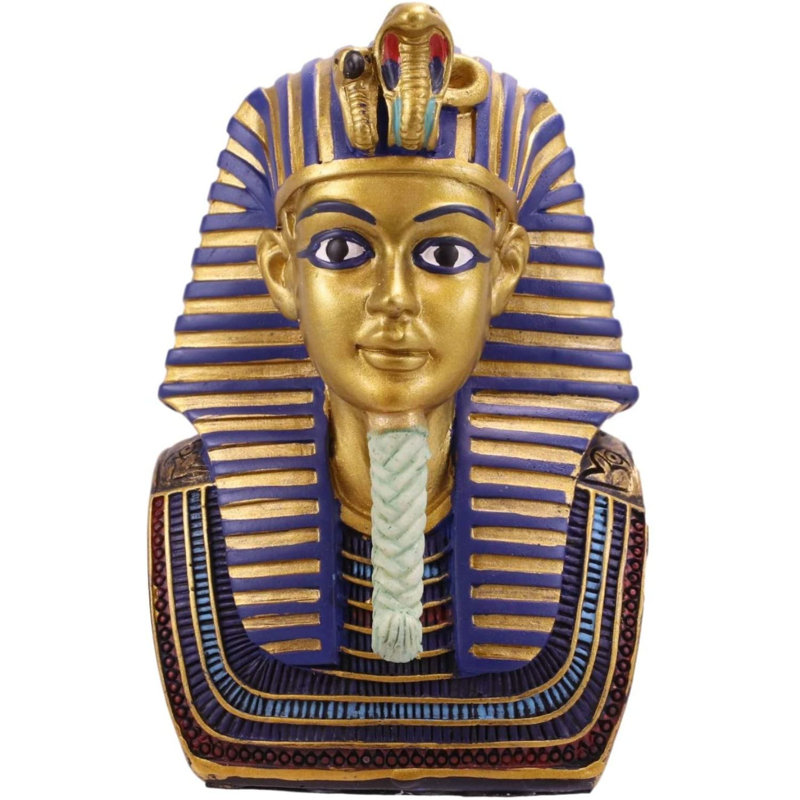 Cobra et vautour masque de pharaon Tut Bust