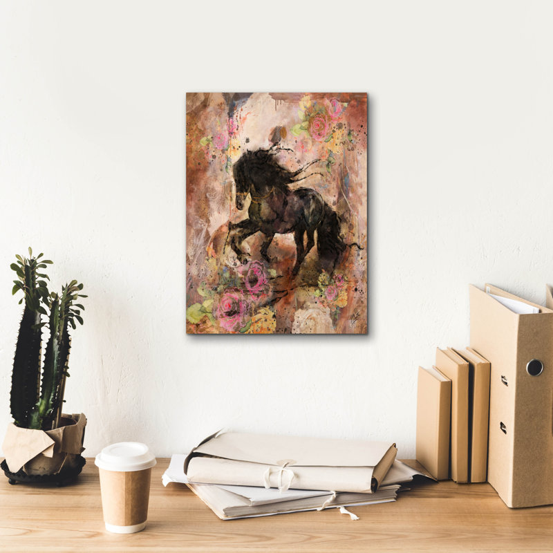 Art mural sur toile Winston Porter «Gallup» par Marta Wiley, H 16 po x l 12 po x P 0,75 po