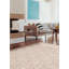 Tapis abstrait brun clair en laine tissé à plat à la main Evah