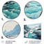 Ensemble de 5 décorations murales Glacier Glacial Winter Symphony I