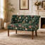 Fauteuil d'appoint individuel de style européen, siège de détente idéal pour le salon, la coiffeuse, le balcon, vert