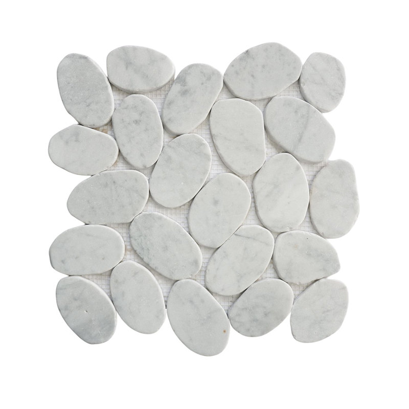 Alaska 12" x 12" Natural Stone Pebbles Mosaic Wall & Floor Tile