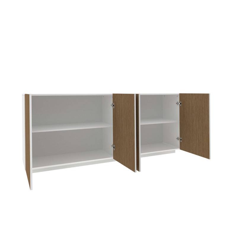 Allare 200cm Sideboard, Brown/White