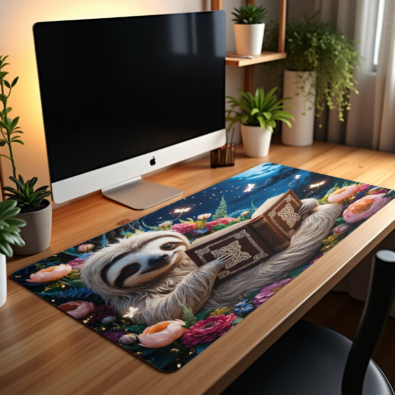Polyester Desk Pad, 14.4x12.1