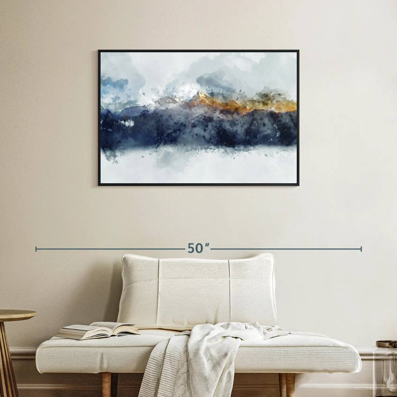 Bolan Mountain Range, Floating Frame Black, 37" X 25"