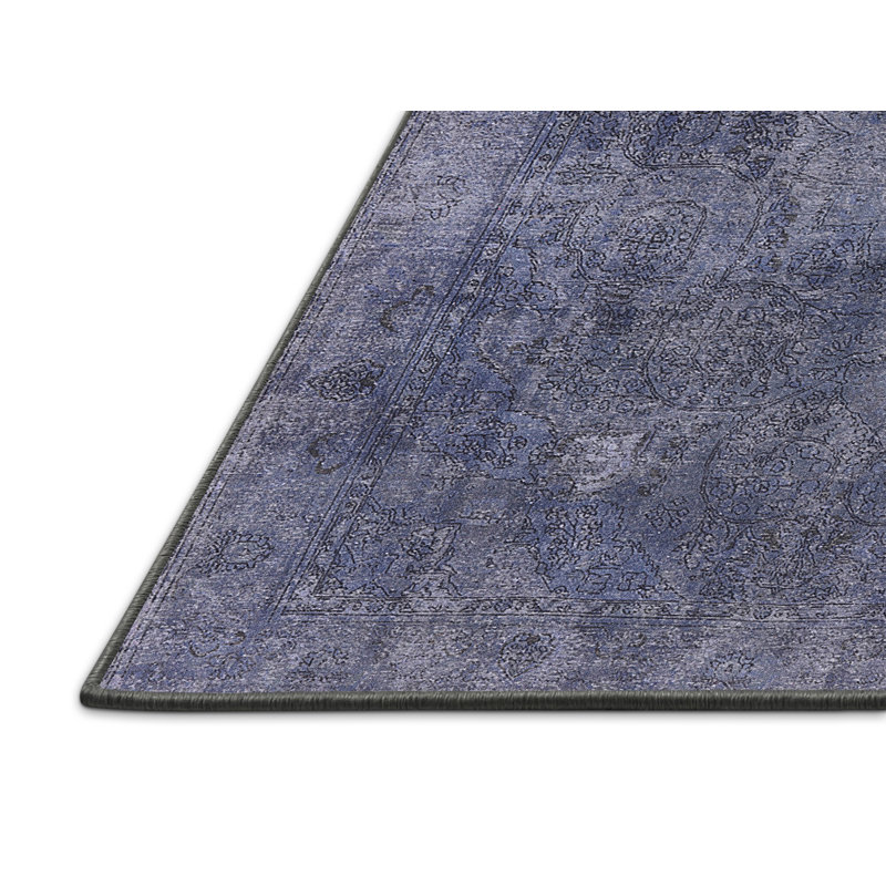 Tapis oriental bleu, Rectangle 2 pi x 4 pi