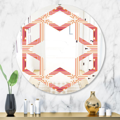 II Star Modern Frameless Wall Mirror