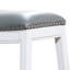 Tabouret 30 ", finition, siège en cuir