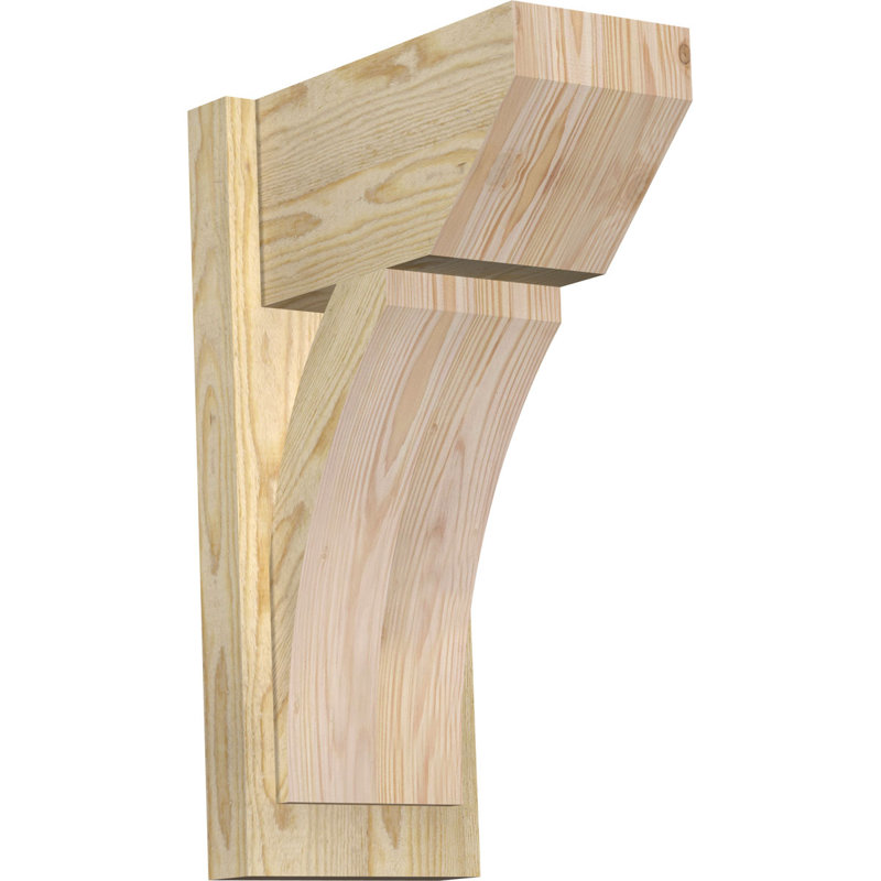 Persienne en bois Thatton, P 14 po x H 22 po, Sapin Douglas de 6 po (sciage brut)