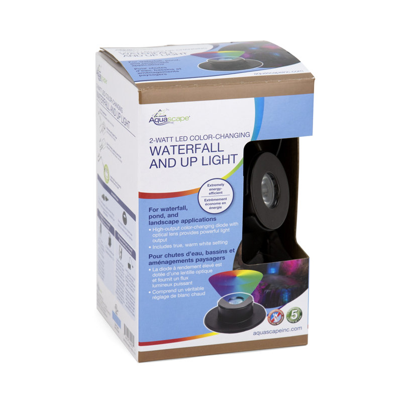 2-Watt Colour LED Waterfall and Up Light for Pond
