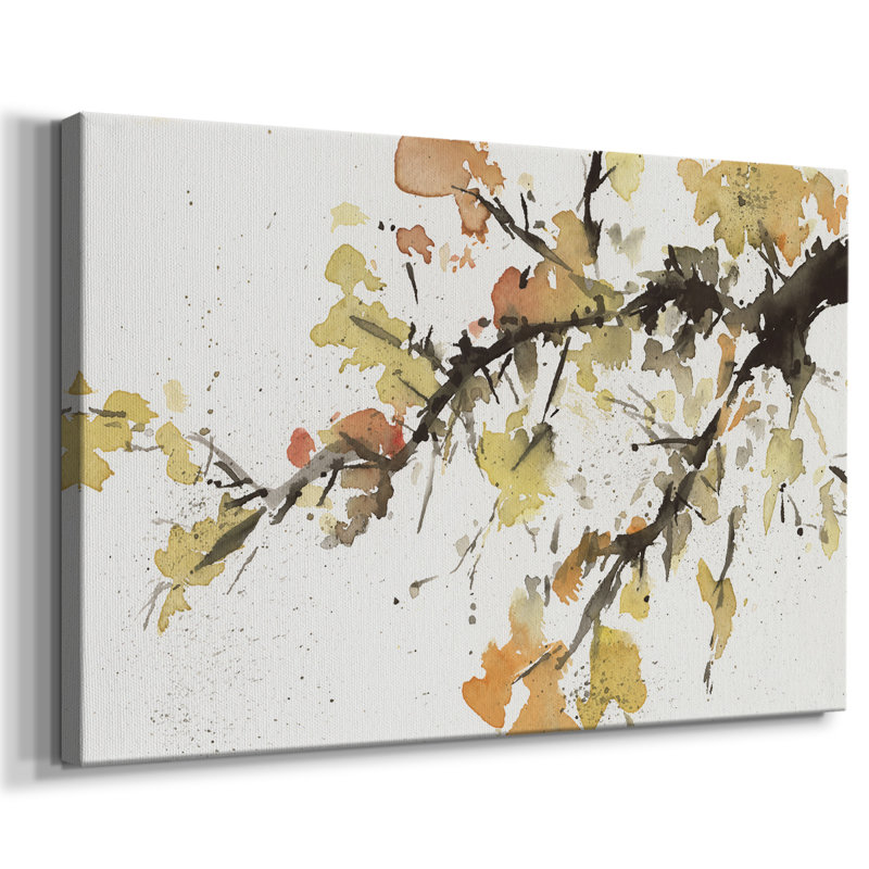Branche d'arbre aquarelle II - Cavas enveloppés de galerie, 40 x 60