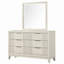 Commode 6 tiroirs avec miroir Danisen
