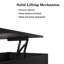 Table basse à plateau relevable Aker