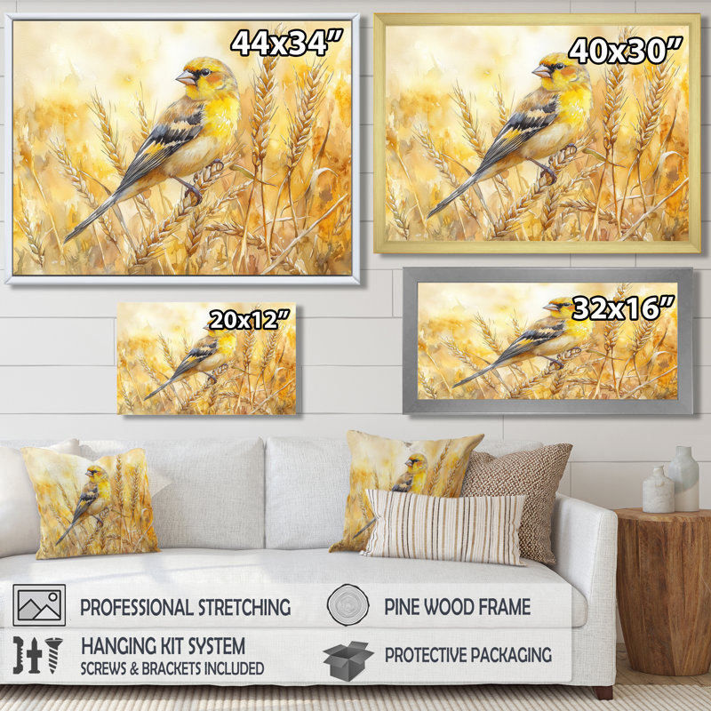 Isborne - Animals Large Wall Art, Cadre simple, Noir, noir, noir, noir, H 12 po x l 20 po