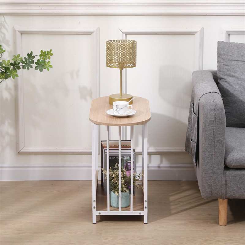Bentor End Table, Light Yellow Wood