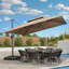 Hanselka 3.7m Square Cantilever Parasol With Base-637928680
