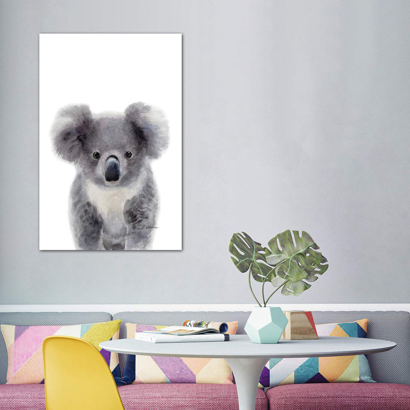 Baby Koala - Wrapped Canvas Painting, 152.5 cm H x 101.5 cm W