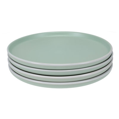 Set of 4, Tempo Salad Plates, 7.75", Terracotta