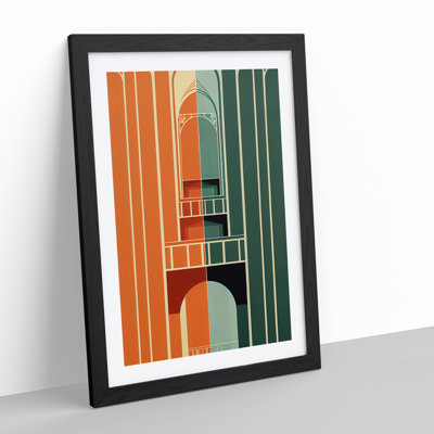 Art Deco Architecture No.4 - Single Picture Frame Print