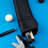 Action ACSC04 1x2 Black Soft Pool Cue Case Billiard Stick Bag Billiards-4030366