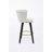 2Pcs Counter Height Bar Stools - Upholstered Seats, 360 Swivel, Velvet Fabric, Metal Legs, 26" Seat Height, Beige, Suited For Home & Kitchen Island Of 2 Swivel Chairs, Enhance Interior-2147176384