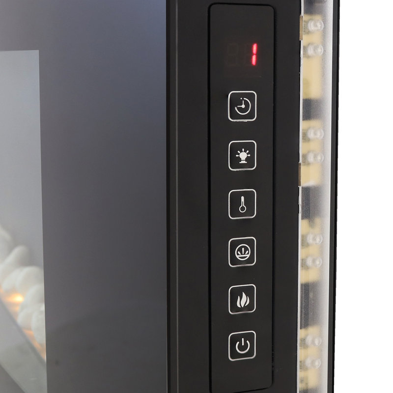 Foyer électrique d'intérieur 42 "Einya, H 21 po x l 42 po x P 8,75 po