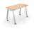 Compass Makerspace Activity Table with Rectangle Butcher Block Top 36"H Base-59181845