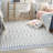Cianciolo Geometric Blue/Ivory Area Rug-1130303604