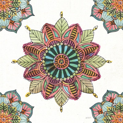 Mandala Morning VI by Anne Tavoletti - Wrapped Canvas Print