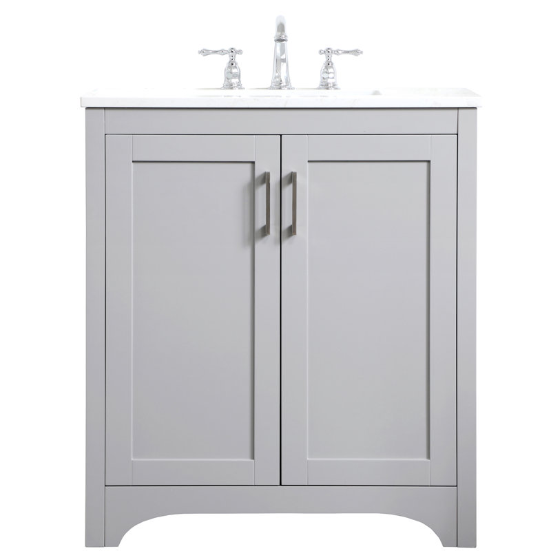 Ensemble de meuble-lavabo simple 30 po Moore, Gris