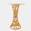 Perforated Marble End Table