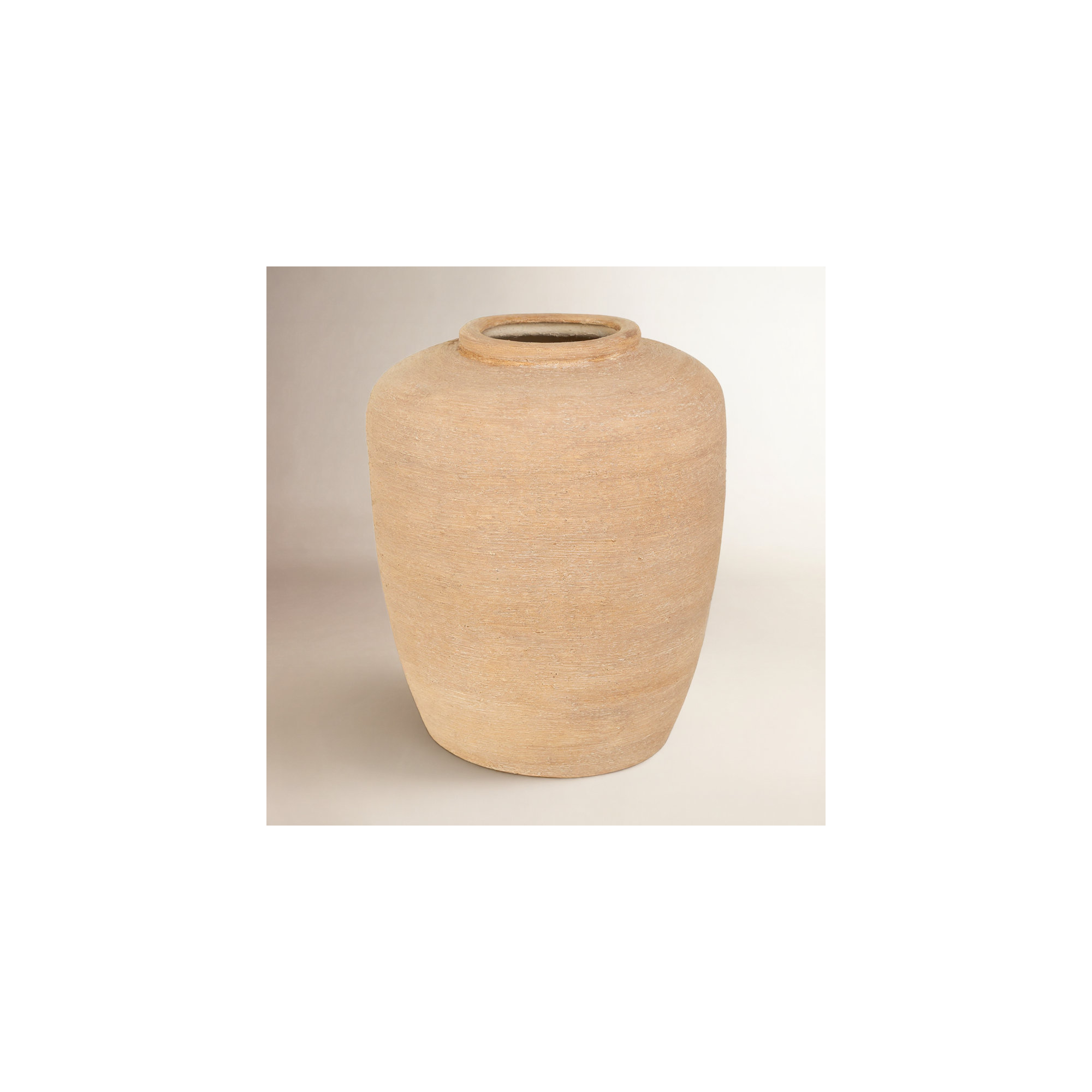 Felicie Ceramic Table Vase, 15.75" H x 13.05" W x 12.95" D