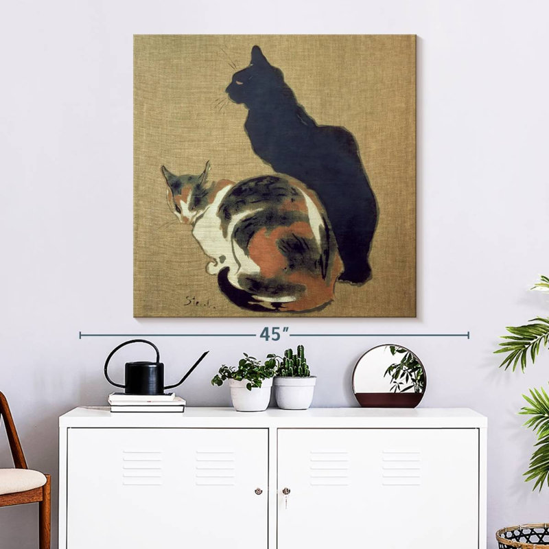 «Crowle Two Cats», 1894, H 33 po x l 33 po