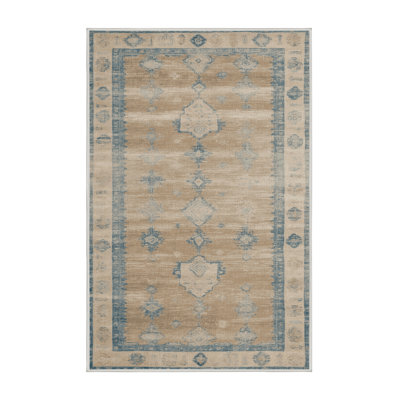 Tapis beige surteint lavable à la machine