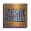 Art mural en métal luxueux «North Dakota» par Art Licensing Studio, 24 po x 24 po