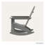 Chaise berçante Adirondack POLYWOOD Nautical-50289045