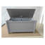 Boîte à jouets pour enfant en bois aggloméré gris avec couvercle à charnières de sécurité - Coffre de rangement conforme aux normes TSCA et CPSIA-129456367