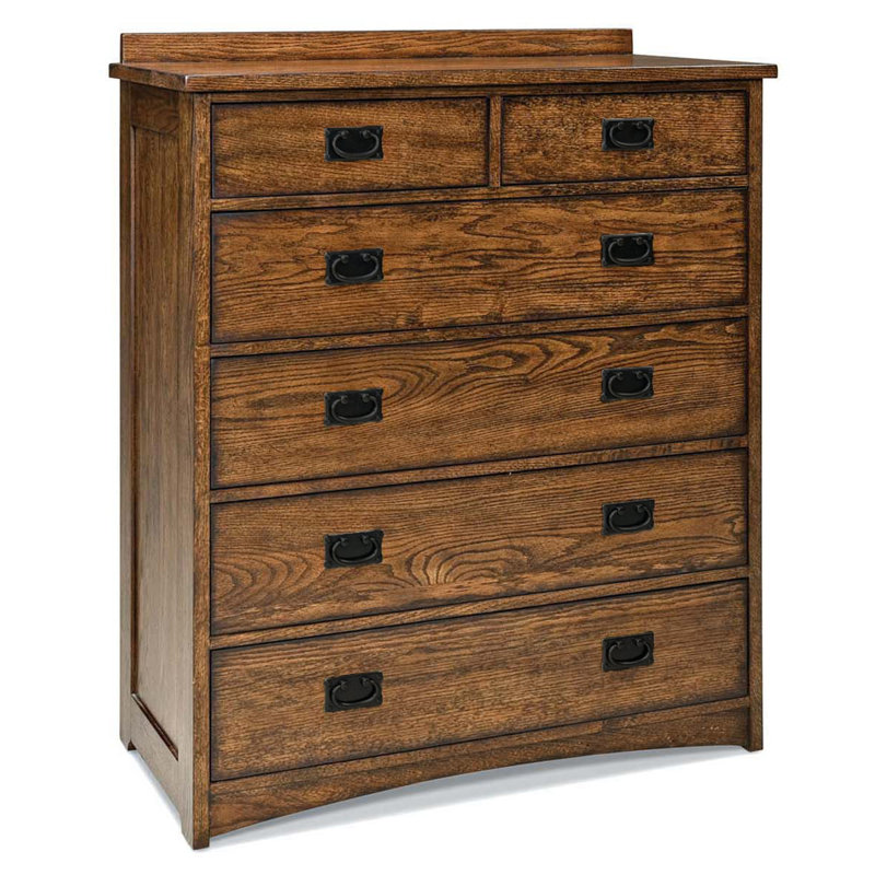 Iskender 6-Drawer Chest, Brown
