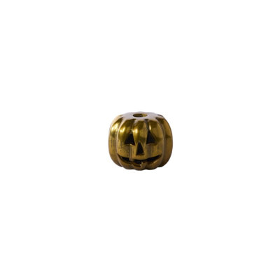 Porte-bougie sculpté citrouille 4 po x 3 po
