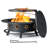 Fire Pit With Grill, Wood Burning Fire Pits For Outside With Lid& Fire Poker, Round Metal Fire Pit Table 3 In 1 With Cooking Grate,outdoor Fire Pit For Yard Patio Bonfire Camping-1075872110