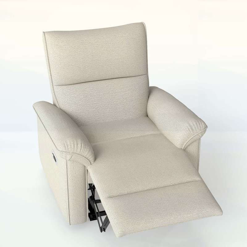 Wall Hugger Recliner, Beige/Gray
