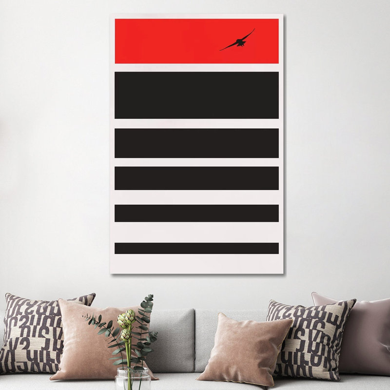 Digital Sunset by Kubistika - Print on Canvas, Wrapped Canvas, 152.4cm H x 101.6cm W x 3.81cm D