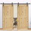 Ensemble de quincaillerie pour porte de grange en acier noir VEVOR-93314780