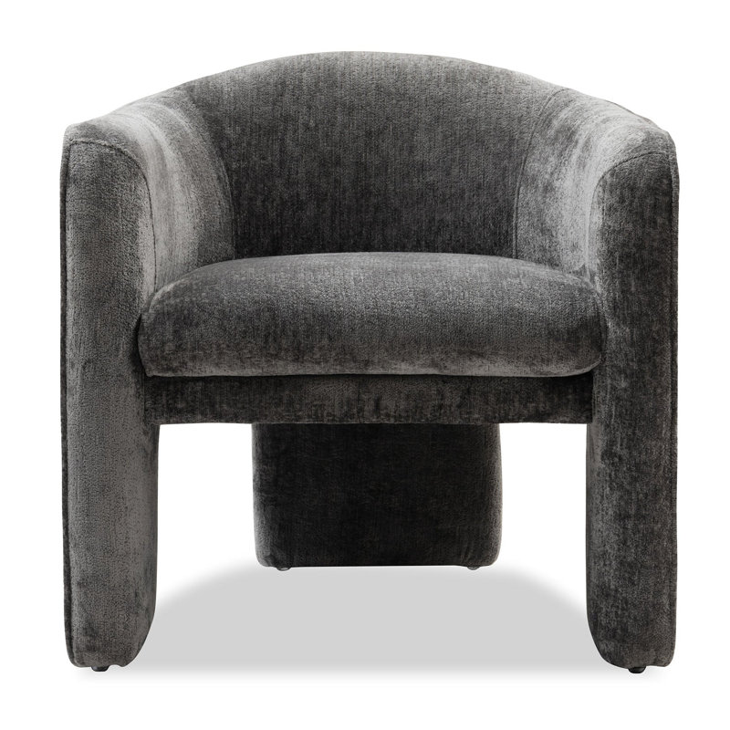 Chaise d'appoint en chenille martelée Mezcal