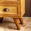 Table de chevet avec 2 tiroirs de rangement faciles à installer
