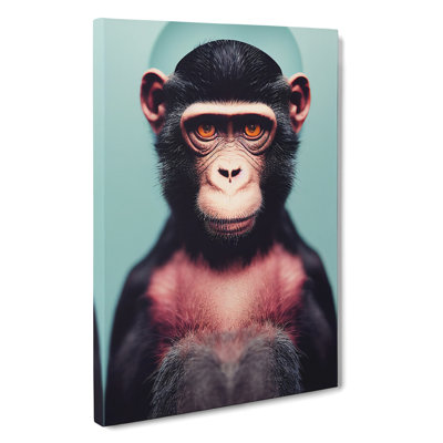 XC1022-3747X Remarkable Monkey - Wrapped Canvas Print